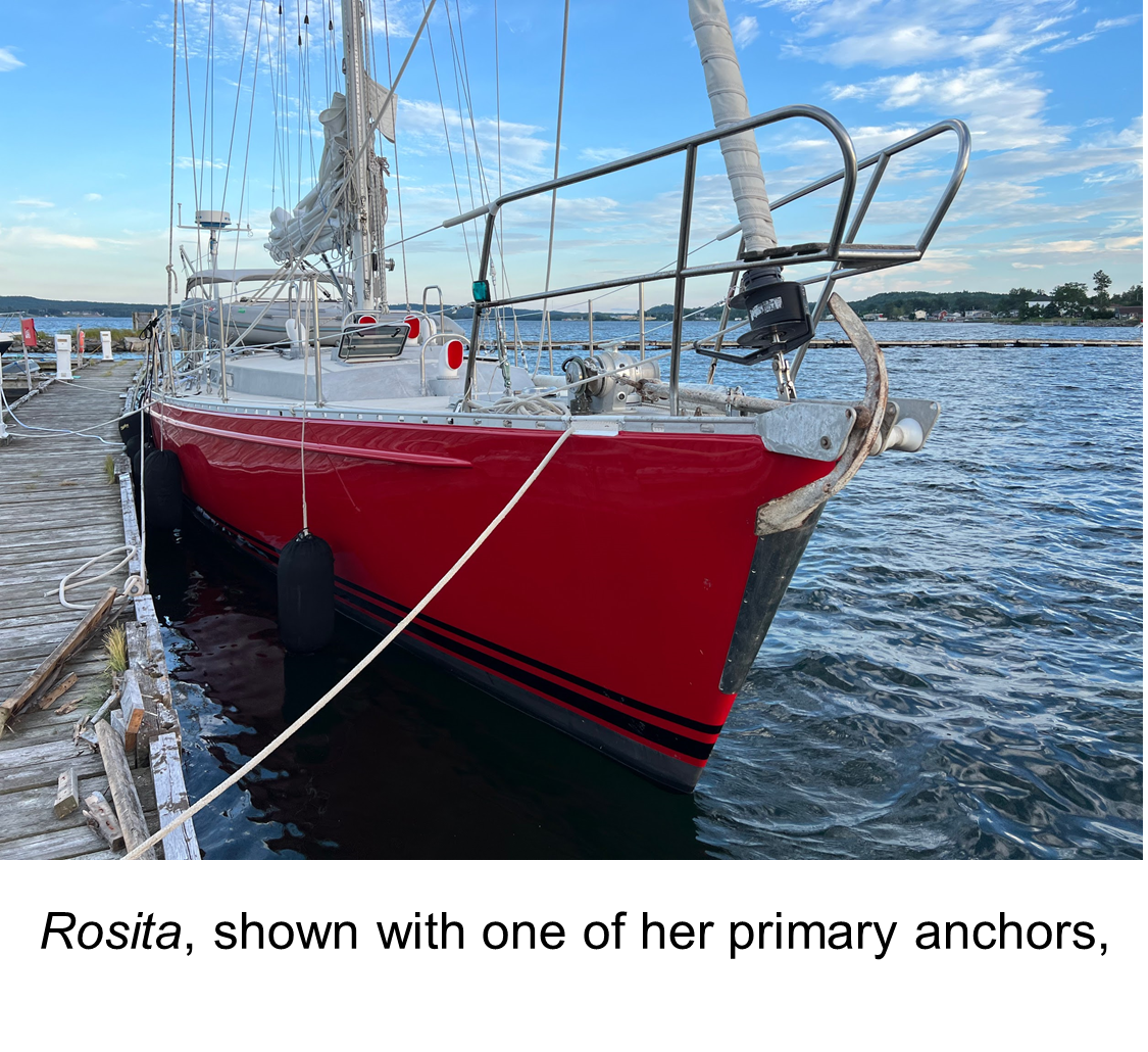 anchor on bow