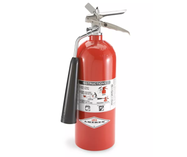 A fire extinguisher