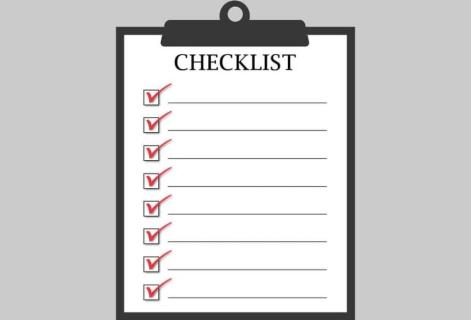 image of checklist