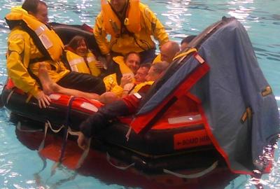 Liferaft Practice-Photo by JRousmaniere