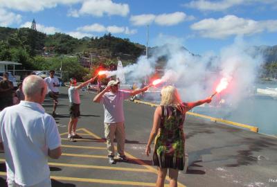 Flare Demonstration -- Photo by Kim Ickler